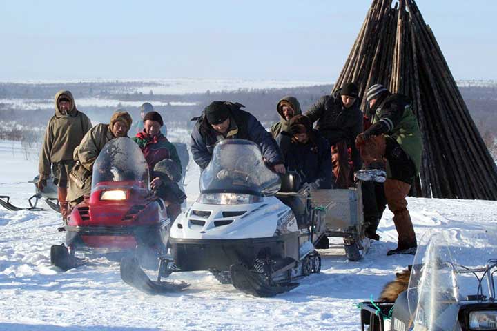 cнегоходные туры, кольский полуостров, мурманская область, заполярье
