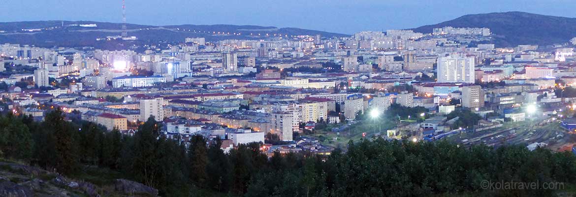 Город Мурманск, самый большой в мире город, расположенный за Полярным кругом &mdash; Кола Трэвел.