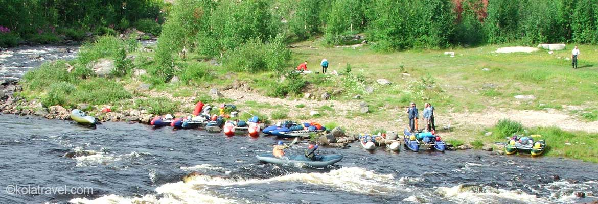 kolatravel water tours kayaking rafting holidays paddling kayak rent rental rivers lakes kola peninsula russian lapland northwest russia murmansk region